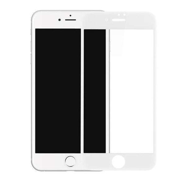 Planet Gates White / For iPhone 7 8 Baseus Tempered Glass For iPhone 8 8 Plus Screen Protector Ultra Thin 9H Protective Glass For iPhone 7 7 Plus Full Coverage Film