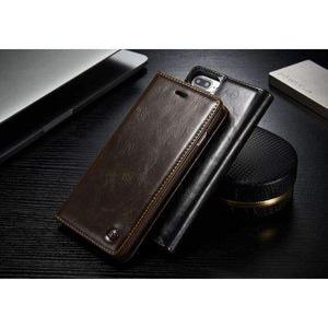 Planet Gates White / For iPhone 7 Luxury Flip Cover For iPhone 7 Case Genuine Real Leather Wallet Original Brand Phone Case For iPhone 7 Plus Coque Celula