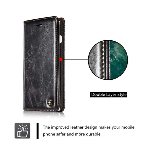 Planet Gates White / For iPhone 7 Luxury Flip Cover For iPhone 7 Case Genuine Real Leather Wallet Original Brand Phone Case For iPhone 7 Plus Coque Celula