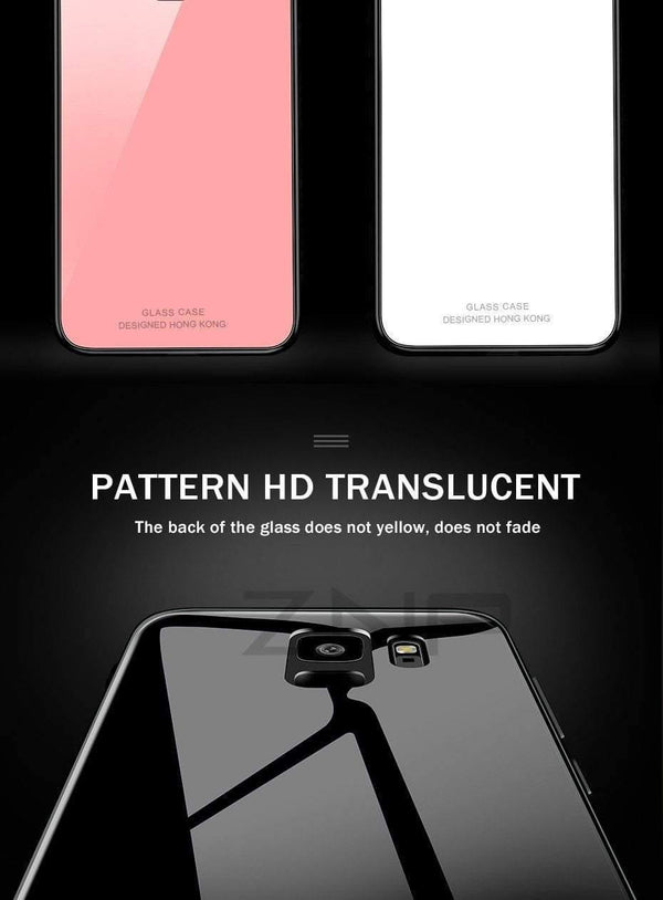 Planet Gates White / For S8 ZNP Luxury Back Glass Cover Case For Samsung Galaxy S9 S8 Plus Tempered Glass Phone Cases For Samsung Note 8 S7 Edge S8 S9 Case