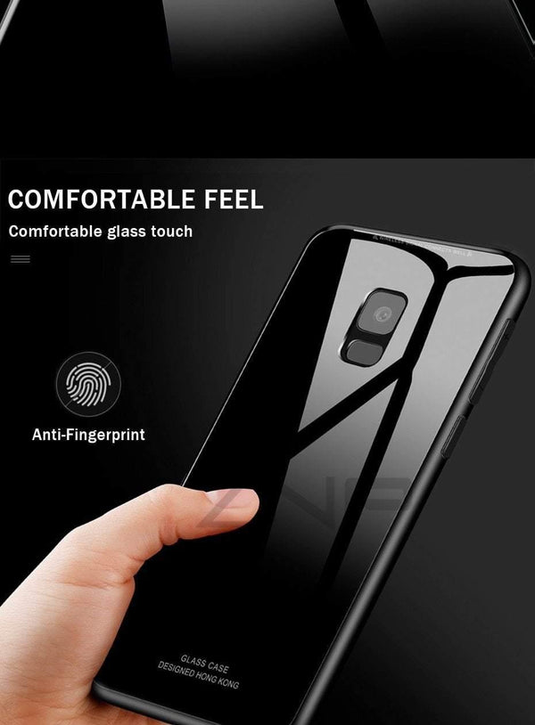 Planet Gates White / For S8 ZNP Luxury Back Glass Cover Case For Samsung Galaxy S9 S8 Plus Tempered Glass Phone Cases For Samsung Note 8 S7 Edge S8 S9 Case