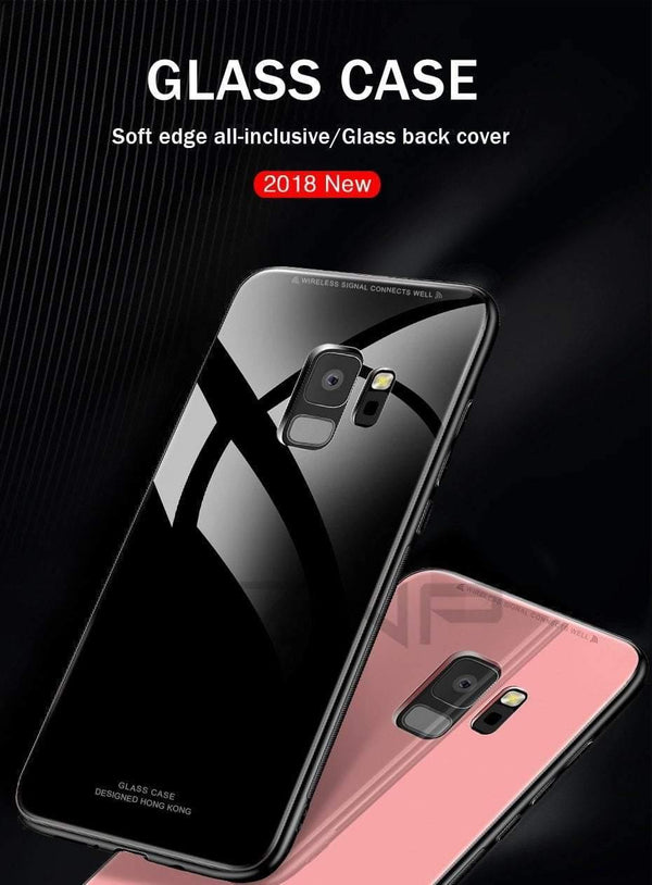 Planet Gates White / For S8 ZNP Luxury Back Glass Cover Case For Samsung Galaxy S9 S8 Plus Tempered Glass Phone Cases For Samsung Note 8 S7 Edge S8 S9 Case