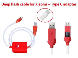 Planet Gates White Free adapter+deep flash cable for Xiaomi Redmi phone Open port 9008 Supports all BL locks EDL cable+track NO.