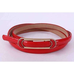 Planet Gates White Free Shipping 2018 New Fashionable  Womens Red Yellow Green Candy Color Shinny Belt For Ladiy Female