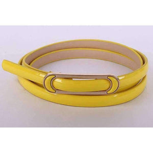 Planet Gates White Free Shipping 2018 New Fashionable  Womens Red Yellow Green Candy Color Shinny Belt For Ladiy Female