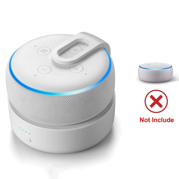 GGMM D3+ Battery Case For Amazon Alexa Echo Dot 3rd Gen Alexa Speaker 10000mAh Battery Charging For Echo Dot 3 16H Playing Time