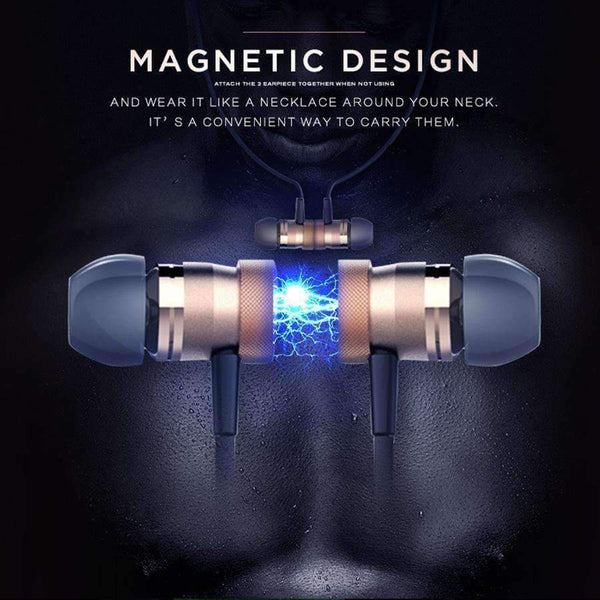 Planet Gates WHITE GOLD / China Bluetooth Earphone Sweatproof Sports Wireless Earphones With MIC Bluetooth Headphones For Phones iPhone Xiaomi