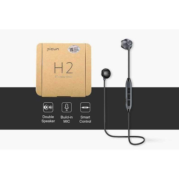 Planet Gates WHITE GOLD / China Bluetooth Headphones Waterproof Wireless Earphones Sports Bass Bluetooth Earphone With Mic For iPhone xiaomi