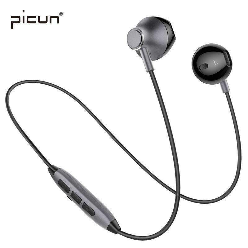 Planet Gates WHITE GOLD / China Bluetooth Headphones Wireless Earphones Waterproof Sports Bass Bluetooth Earphone with Mic for Phone iPhone xiaomi Gym
