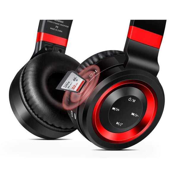 Planet Gates WHITE GOLD / China Wireless Headphones Bluetooth Headphone With Mic Support TF Card FM Radio Bass Headset For iPhone Xiaomi PC MP3