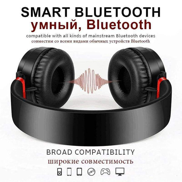 Planet Gates WHITE GOLD / China Wireless Headphones Bluetooth Headphone With Mic Support TF Card FM Radio Bass Headset For iPhone Xiaomi PC MP3
