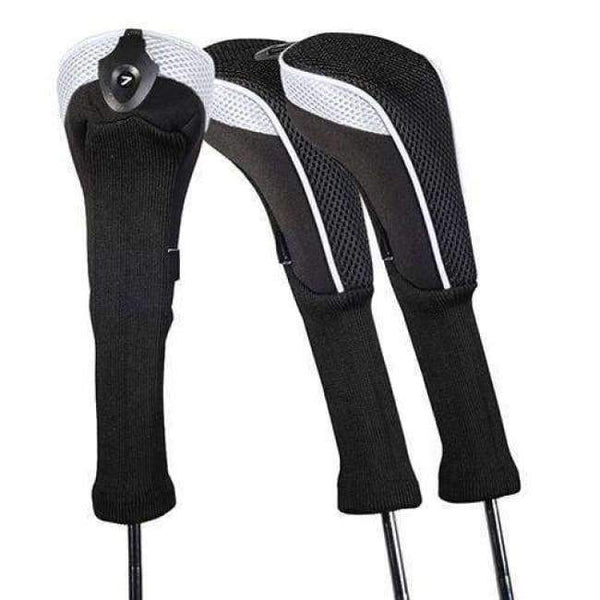Planet Gates White Golf Club Head Cover 3pcs/set Golf Accessories Interchangeable No. HeadCovers Protect Set CTMT-01