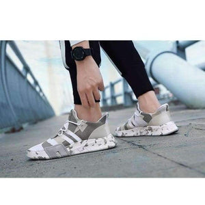 Planet Gates white gray / 11 Men's Vulcanize Shoes Men Spring Autumn Shockproof Casual Canvas Sneakers Lace-up High Style Colors Camouflage Shallow Man Shoes