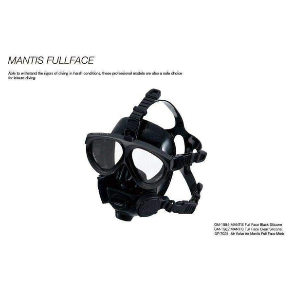 Planet Gates White GULL MANTIS FULL FACE MASK SCUBA DIVING MASK