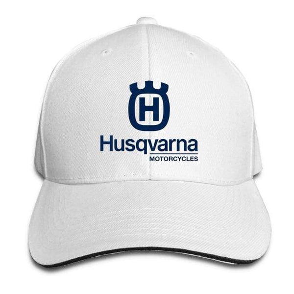Planet Gates White Husqvarna Baseball Cap Snapback Caps Motorcycle logo casquette Hat For Men Custom Hats