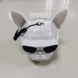 Planet Gates white Iron Man Wireless Bluetooth Speaker, Bass Portable Outdoor Speaker, Support TF Card Use, Compatible With FM