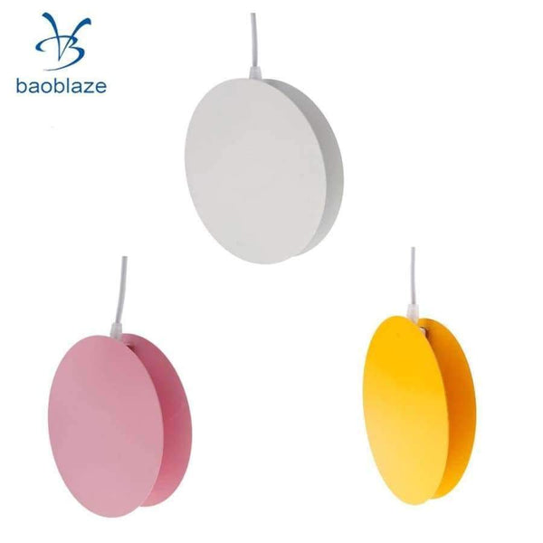 Planet Gates White Iron Round Modern Shade Chandelier Ceiling Hanging Lamp LivingRoom E14