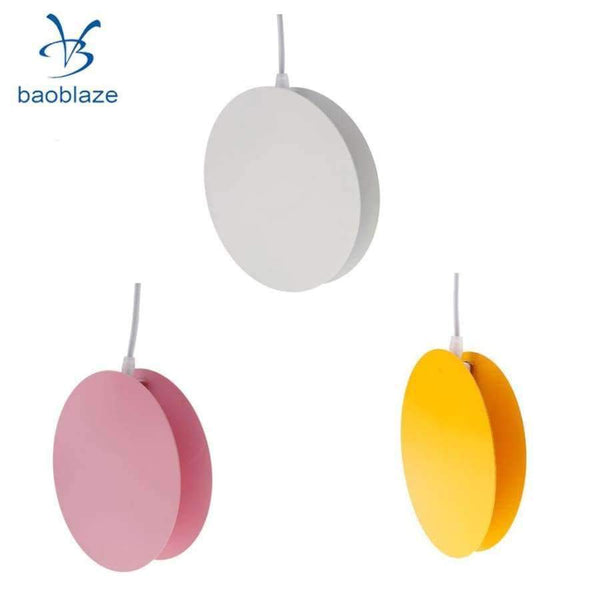 Planet Gates White Iron Round Modern Shade Chandelier Ceiling Hanging Lamp LivingRoom E14