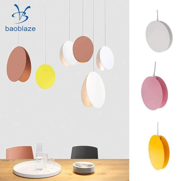 Planet Gates White Iron Round Modern Shade Chandelier Ceiling Hanging Lamp LivingRoom E14