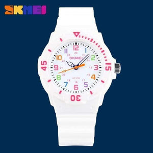 Planet Gates White Kids Quartz Watches 50M Waterproof Analog Wristwatches Jelly Clock boys Hours girls Students Watch Children Clock Top Luxury