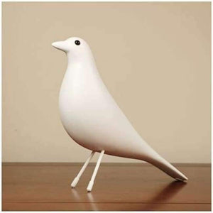 Planet Gates white / L Europe Resin Bird Figurine Home Furnishing Decoration Craft Wedding Christmas Gift Peace Dove Statue Home Office Mascot