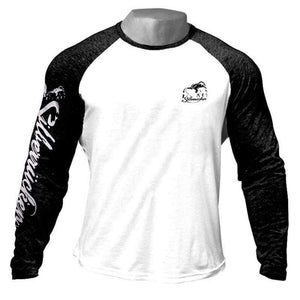 Mens Casual Fashion Cotton T-shirt Man Gyms Fitness Jogger Workout Loose Long Sleeve T Shirt Male Patchwork Tees Tops Apparel