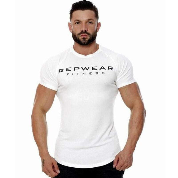 Mens Short Sleeve O-Neck Cotton T-shirt 2018 New Gyms Fitness Bodybuilding T Shirt Male Summer Casual Fashion Tee Tops Clothing