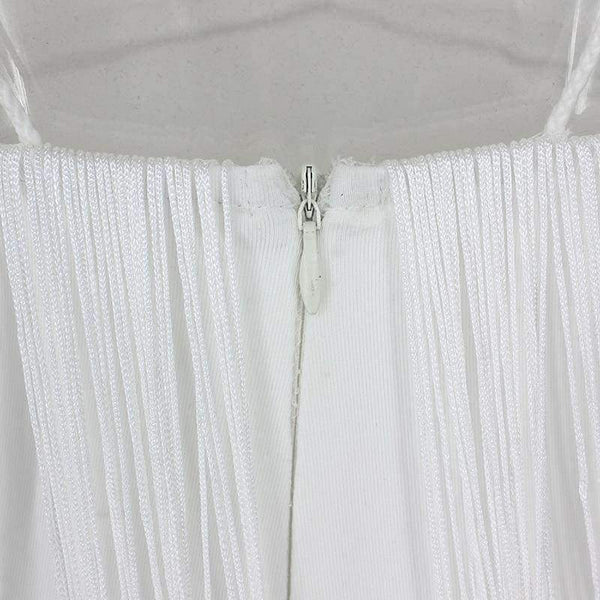 Planet Gates White / L Party Dresses Women White Elegant Evening Spaghetti Strap Sexy Dress V Neck Backless Mini Summer Dress Vestido