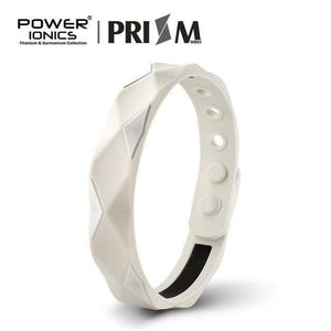 Planet Gates White / L Power Ionics Prism 2000 Ions Titanium Germanium Wristband Bracelet Balance Energy Balance Human Body