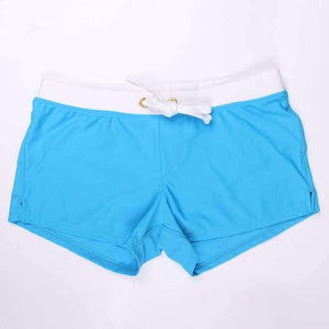 Planet Gates White / L Swimwear Men Swimsuit Maillot De Bain Swim Suits Boxer Shorts Swim Trunks Swimming Surf Banadores Sunga zwembroek heren