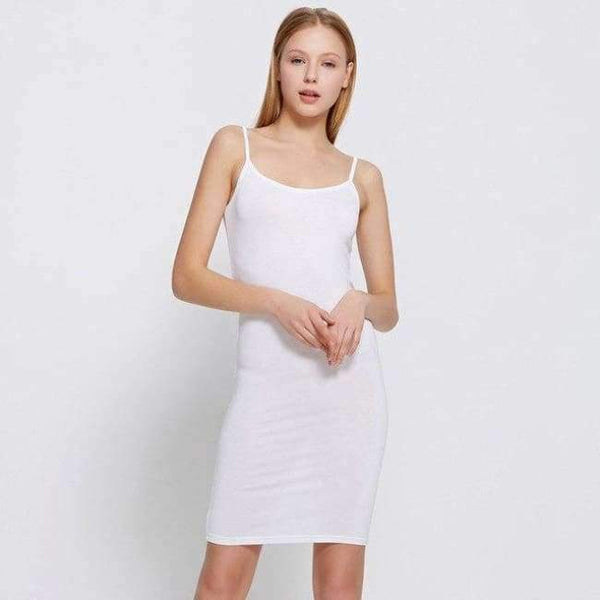 Planet Gates white / L Women Underdress Sexy Body Petticoat Hot Sexy Underwear Clothes Full Slip Dress Clothes Intim Lingerie Femme