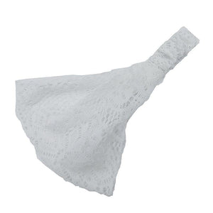 Lace Openwork Headband Ladies Elastic Hair Band Accessories Wide Stretchy Turban Women's Fashion Headwrap Bandana