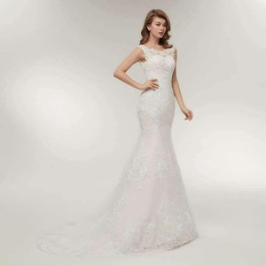 Planet Gates white lace up / 2 New Arrival Lace Mermaid Wedding Dresses 2017 Plus Size Bridal Alibaba Wedding Gowns Real Photo Free Shipping FSM-144M