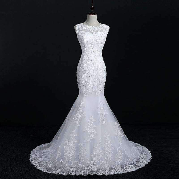 Planet Gates white lace up / 2 New Arrival Lace Mermaid Wedding Dresses 2017 Plus Size Bridal Alibaba Wedding Gowns Real Photo Free Shipping FSM-144M
