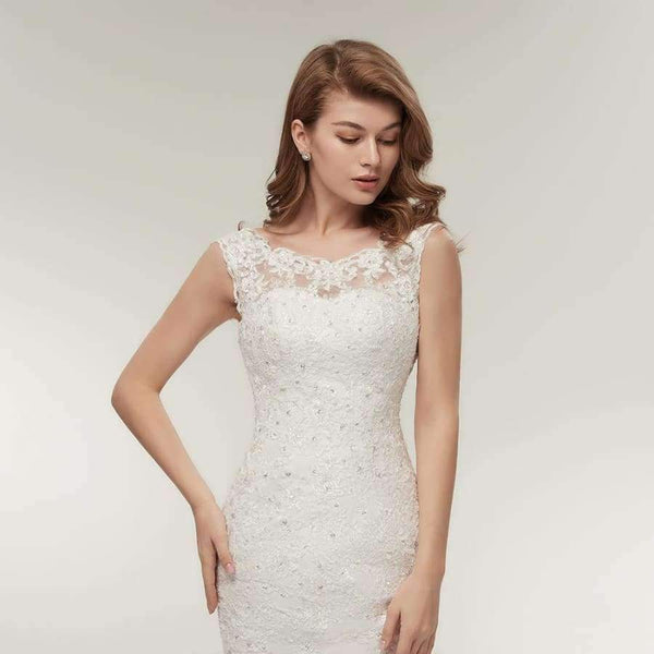 Planet Gates white lace up / 2 New Arrival Lace Mermaid Wedding Dresses 2017 Plus Size Bridal Alibaba Wedding Gowns Real Photo Free Shipping FSM-144M