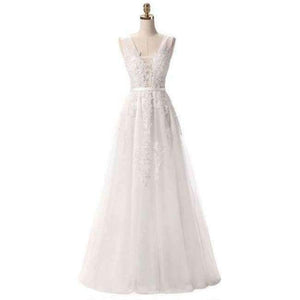 Planet Gates white lacing / 2 Fashion Hot Sell Sweet Light Blue Lace V-neck Lacing Long Evening Dress The Bride Party Sexy Backless Prom Dresses Custom