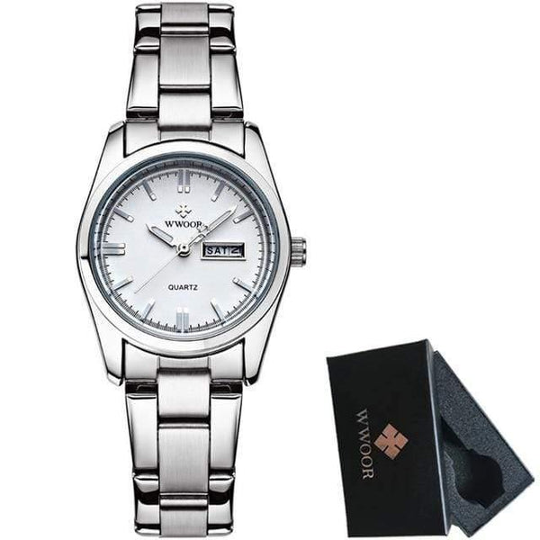 Planet Gates White Ladies Watch Women Luxury Fashion Casual Quartz Watch Waterproof Luminous Bracelet Women Watches Relogio Feminino