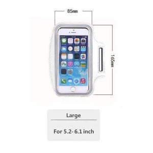 Planet Gates White Large Armband Hand Bag Case For iPhone 7 6 Cloth Gym Running Pouch Arm Band For iPhone 7 7s Plus Tiske Mobile Phone Holder Bag