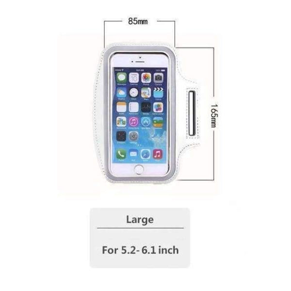 Planet Gates White Large Armband Hand Bag Case For iPhone 7 6 Cloth Gym Running Pouch Arm Band For iPhone 7 7s Plus Tiske Mobile Phone Holder Bag