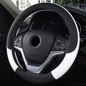 Leather Car Steering Wheel Cover Sport Anti-Slip for BMW E46 3 Series Tuning Funda Volante Auto Accessories