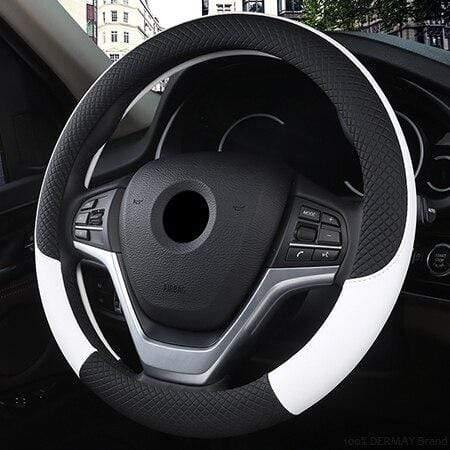 Leather Car Steering Wheel Cover Sport Anti-Slip for BMW E46 3 Series Tuning Funda Volante Auto Accessories