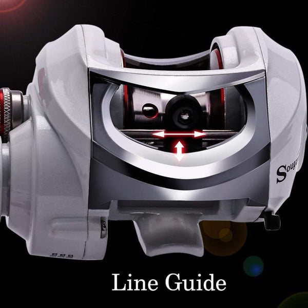 Planet Gates White / Left Hand 18+1BB Fishing Reel Strong Drag Power 10kg White Right/Left Handed Carp Fishing Wheels Fishing Tracking