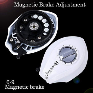 Planet Gates White / Left Hand 18+1BB Fishing Reel Strong Drag Power 10kg White Right/Left Handed Carp Fishing Wheels Fishing Tracking