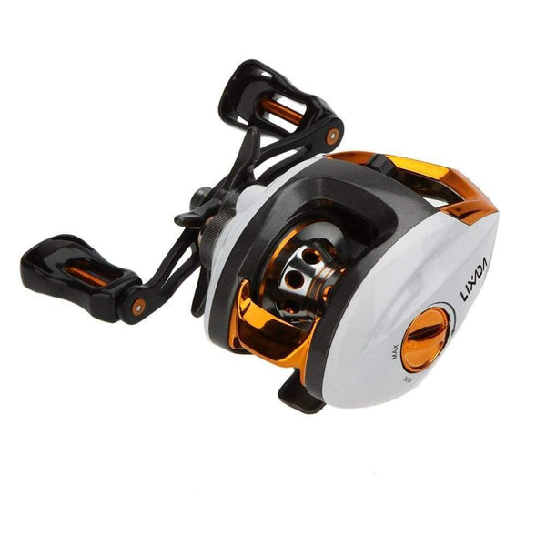 Planet Gates White / Left Hand Speed Baitcasting Fishing Reel 13BB Ball Bearing GT 6.3:1 Baitcasting Fishing Reel Coils with Brake System Carretilha