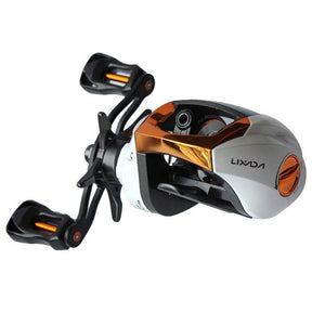 Planet Gates White / Left Hand Speed Baitcasting Fishing Reel 13BB Ball Bearing GT 6.3:1 Baitcasting Fishing Reel Coils with Brake System Carretilha