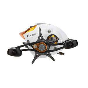 Planet Gates White / Left Hand Speed Baitcasting Fishing Reel 13BB Ball Bearing GT 6.3:1 Baitcasting Fishing Reel Coils with Brake System Carretilha