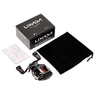 Planet Gates White / Left Hand Speed Baitcasting Fishing Reel 13BB Ball Bearing GT 6.3:1 Baitcasting Fishing Reel Coils with Brake System Carretilha