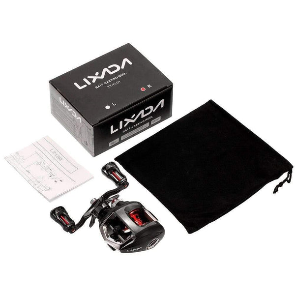 Planet Gates White / Left Hand Speed Baitcasting Fishing Reel 13BB Ball Bearing GT 6.3:1 Baitcasting Fishing Reel Coils with Brake System Carretilha