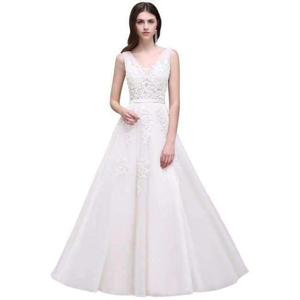 Planet Gates White Long / 6 Long Short Evening Dress Long Tulle Lace Formal gown Backless evening dresses prom dresses robe de soiree 2018