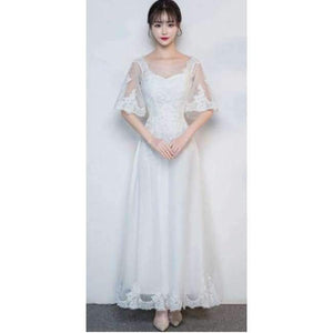 Planet Gates white long / 6 New Black Cocktail Dresses Above Knee Lace Butterfly Half Sleeve Elegant cocktail Party Gown Vestidos De Novia